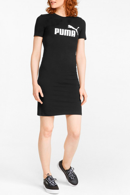Платье женское Puma Ess Slim Tee Dress черное 84834901 изображение 4