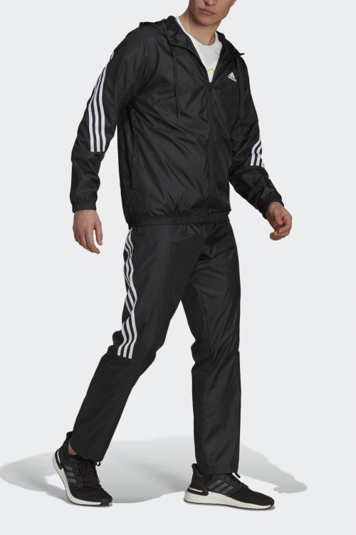Костюм мужской Adidas Mts Wvn Hooded черный H15580 изображение 3