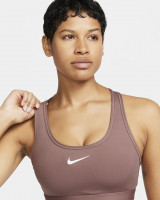 Бра женский Nike W NK SWSH LGT SPT BRA коричневый DX6817-208 изображение 4