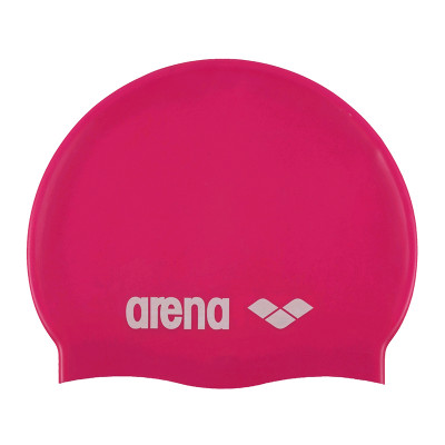 Шапочка для плавания детская Arena Classic Silicone Jr розовая 91670-091