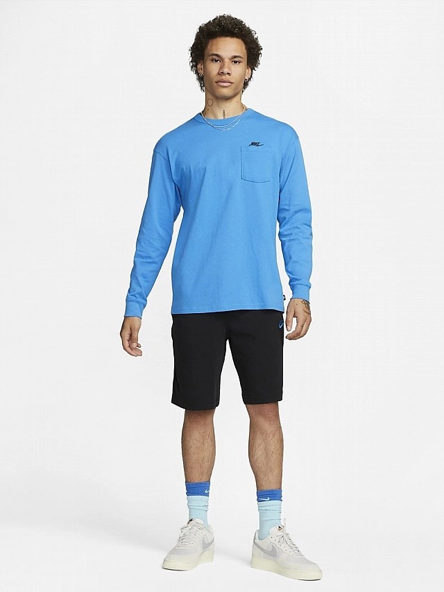 Шорты мужские Nike M NSW CLUB JSY SHORT черные DZ2543-011 изображение 5