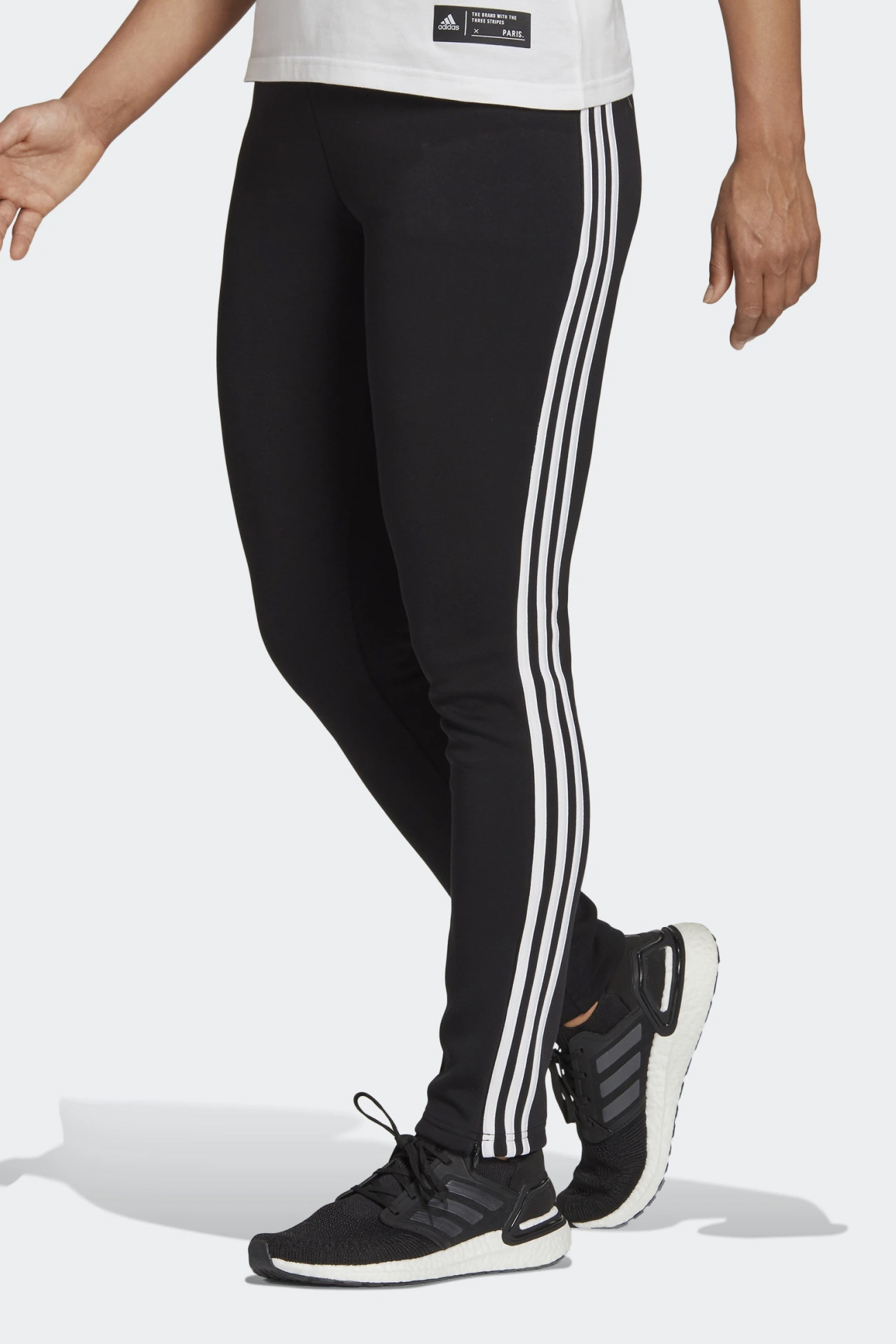 Брюки женские Adidas W Fi 3S Skin Pt черные H57301 изображение 2