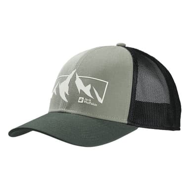 Бейсболка Jack Wolfskin BRAND CAP зеленая 1911242-4311