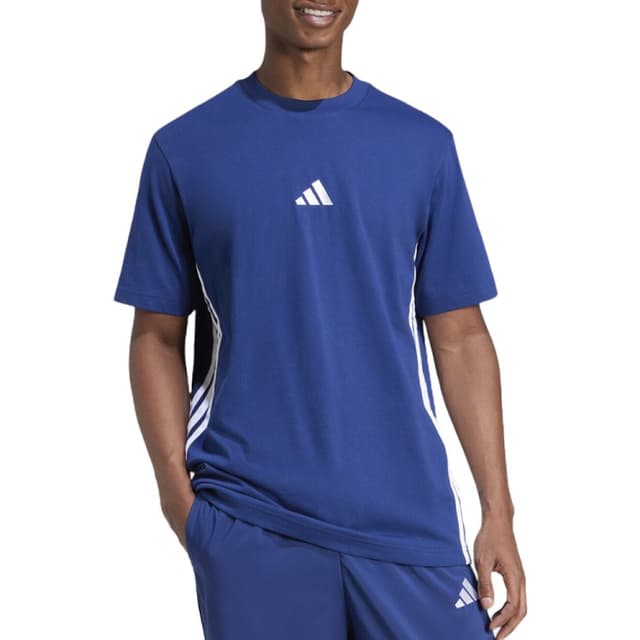 Футболка чоловіча Adidas M 3S SJ T синя JE6399