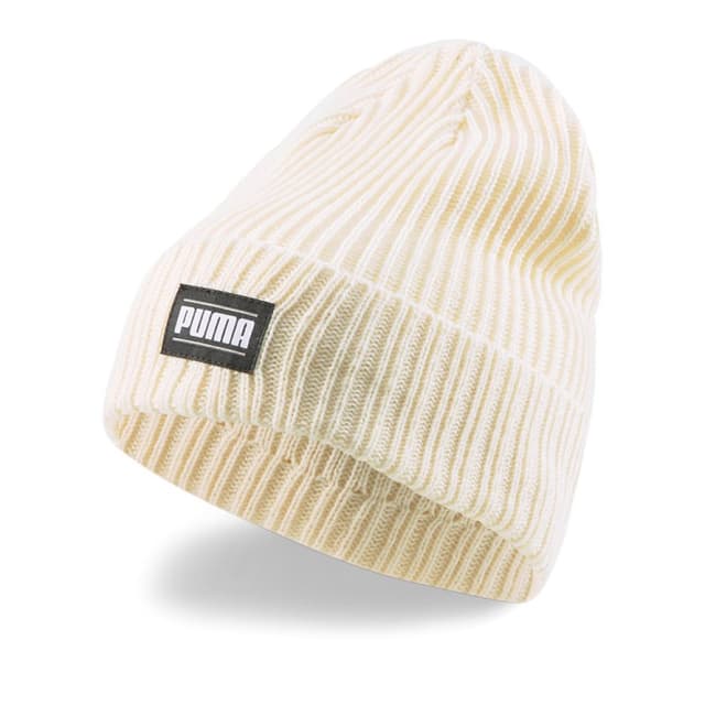 Шапка Puma Ribbed Classic Cuff Beanie бежева 02403804
