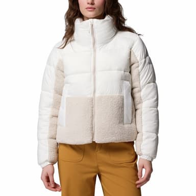 Куртка женская Columbia Leadbetter Point II Sherpa Hybrid белая 2085601-125