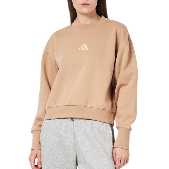 Толстовка жіноча Adidas W ALL SZN SWT бежева JV7256