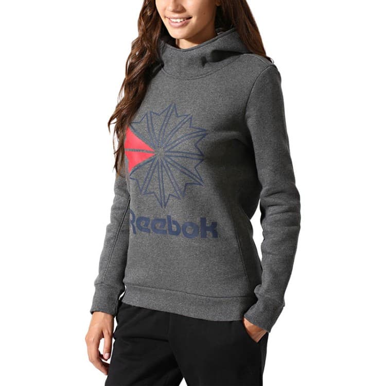 Толстовка женская Reebok Classics Fleece W серая CW4198
