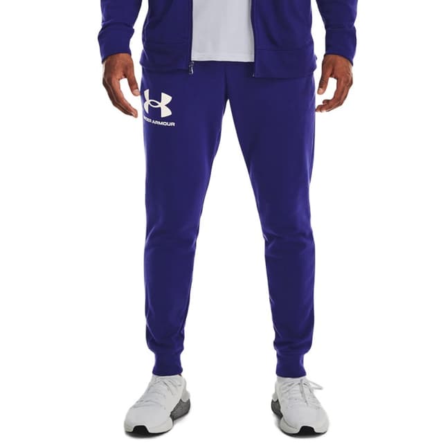 Брюки мужские Under Armour UA RIVAL TERRY JOGGER синие 1361642-468