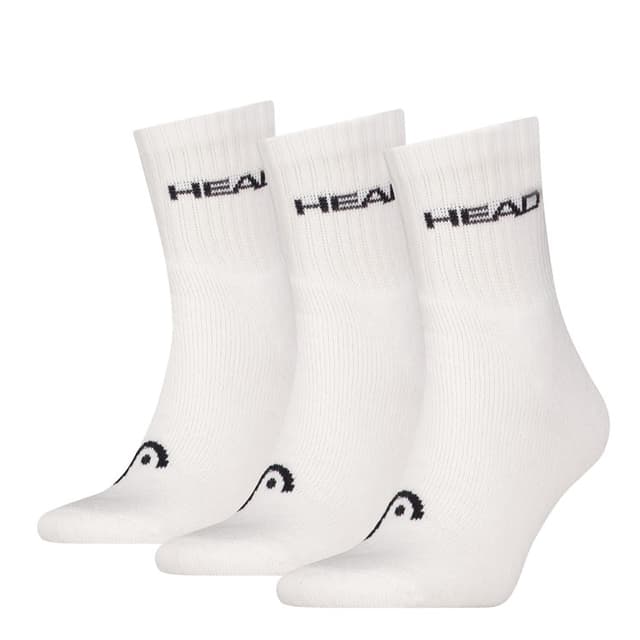 Носки HEAD ELEMENTS ALL SPORTS SHORT CR белые 701229009002