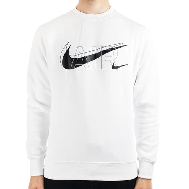 Толстовка чоловіча Nike M Nsw Crew Prnt Pack Bb біла DD9699-100