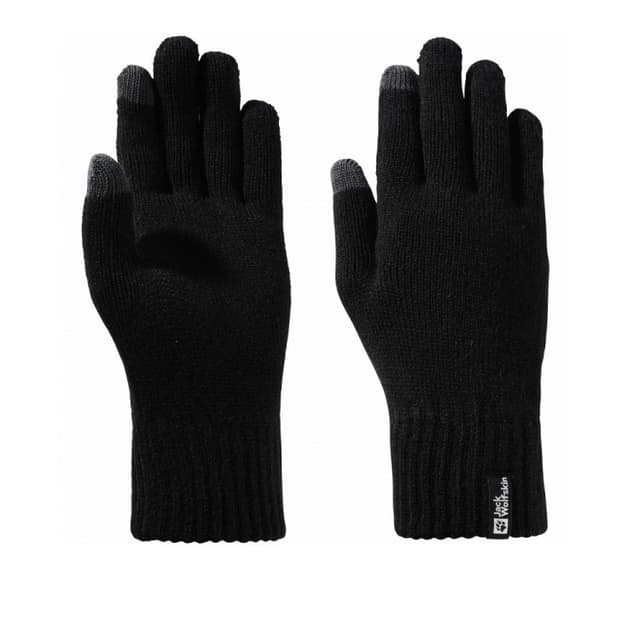 Рукавиці чоловічі Jack Wolfskin RIB GLOVE чорні 1911681-6000