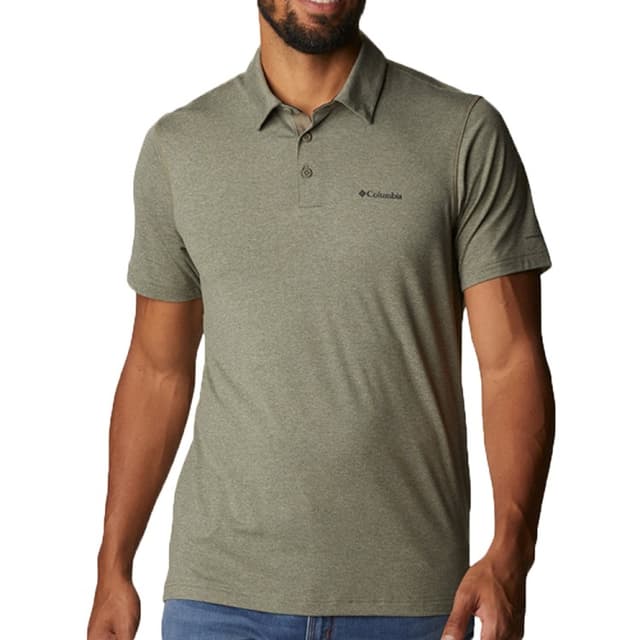 Поло мужское Columbia TECH TRAIL™ POLO зеленое 1768701-397