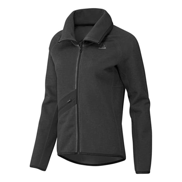 Толстовка жіноча Reebok Quik Cotton Washed чорна BK2010