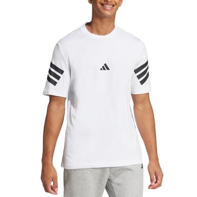 Футболка чоловіча Adidas M FI 3S REG T біла JD4880