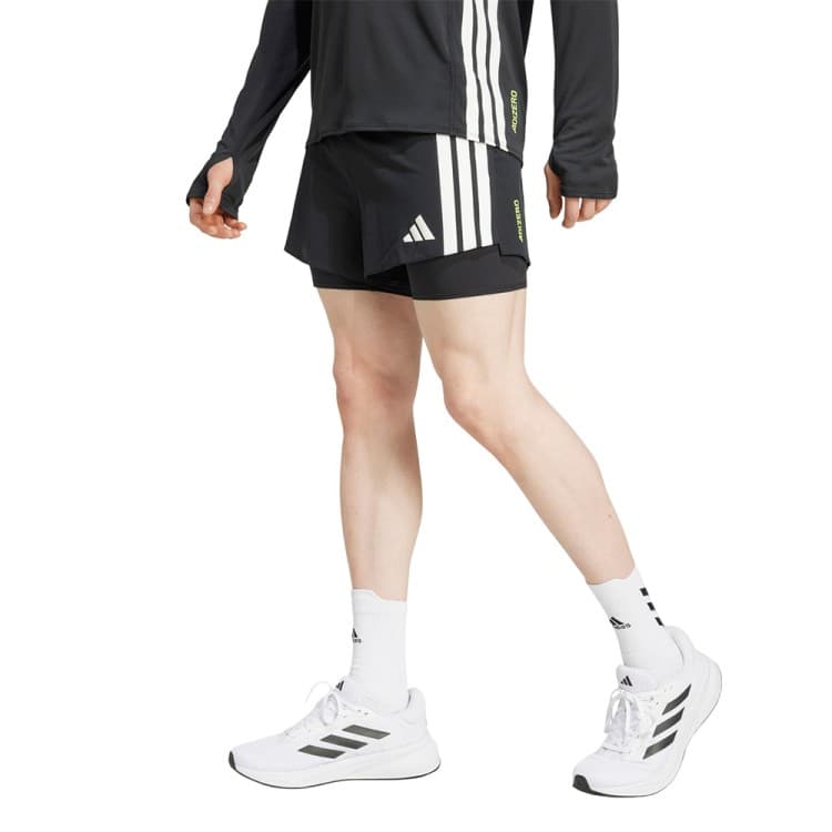 Шорти чоловічі Adidas ADIZERO 2i1 M чорні JD4202