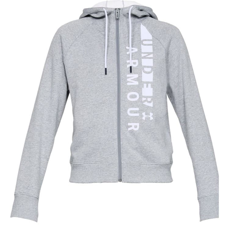 Толстовка женская Under Armour Cotton Fleece WM FZ голубая 1321186-035