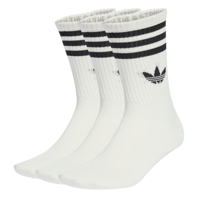 Носки Adidas 3S CREW S 3P белые JV7401