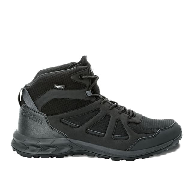 Черевики чоловічі Jack Wolfskin WOODLAND 2 TEXAPORE MID M чорні 4051261-6000