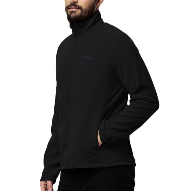 Толстовка чоловіча Jack Wolfskin TAUNUS FZ M чорна 1711451-6000