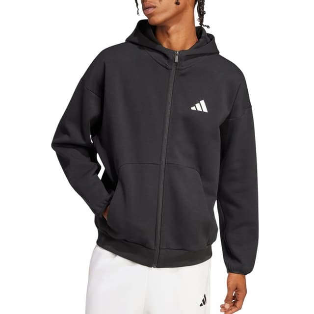 Толстовка мужская Adidas M FI SL FZ черная JI8768