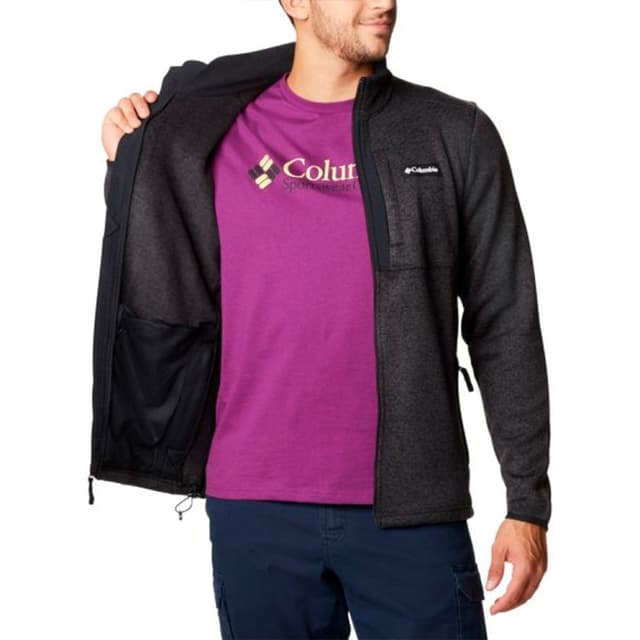 Толстовка мужская Columbia SWEATER WEATHER™ FULL ZIP черный 1954101-010