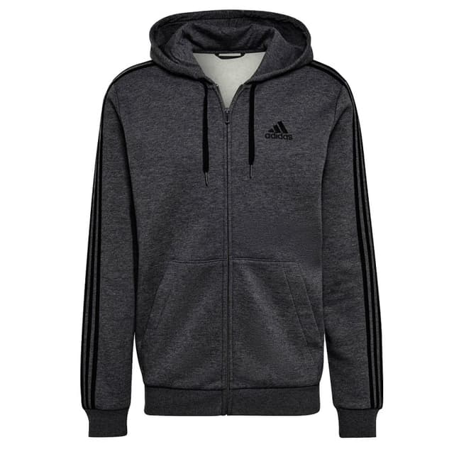 Толстовка чоловіча Adidas M 3S Fl Fz Hd сіра HB0042 