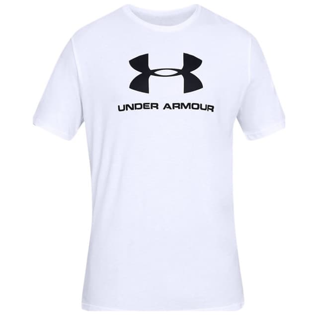 Футболка мужская Under Armour Sportstyle Logo Ss белая 1329590-100