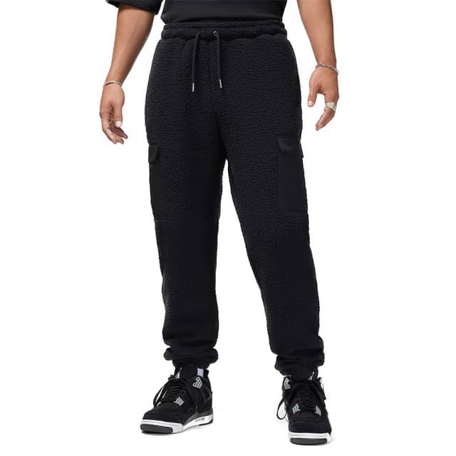 Брюки мужские Nike M J FLIGHT SHERPA PANT черные FV7450-010