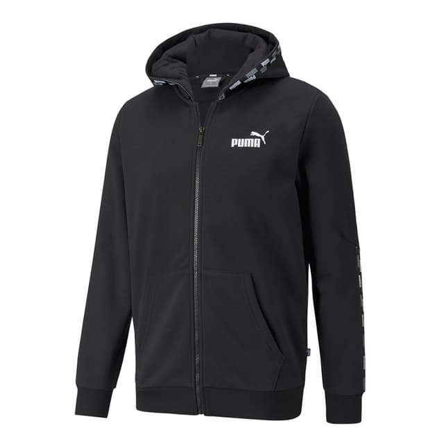 Толстовка чоловіча Puma Puma Power Fz Hoodie чорна 58939601 