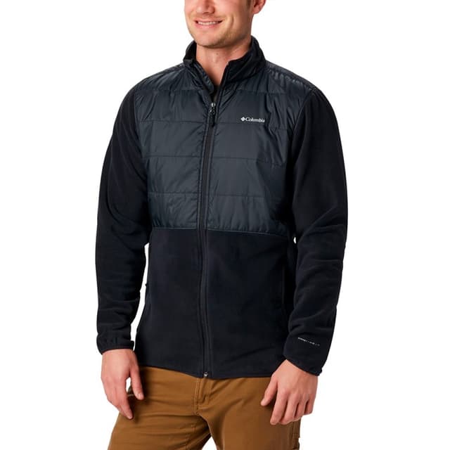 Джемпер мужской Columbia BASIN BUTTE™ FLEECE FULL ZIP черный  1861601-010 