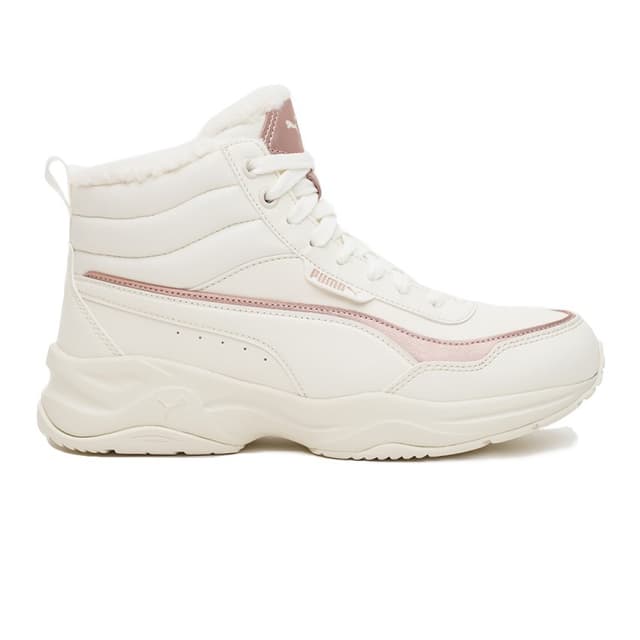 Ботинки женские Puma Cilia Mid Metallic кремовые 37583503