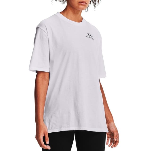 Футболка жіноча Under Armour Oversized Graphic Ss біла 1363206-100