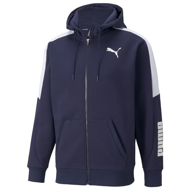 Толстовка чоловіча Puma Modern Sports Fz Hoodie синя 58947906 