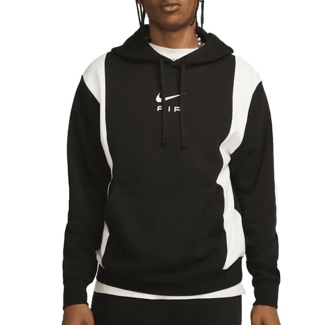 Толстовка чоловіча Nike M NSW SW AIR PO HOODY FLC BB чорна FN7691-010