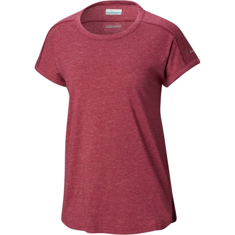 Футболка жіноча Columbia PILSNER PEAK TEE MN бордова 1836731-550