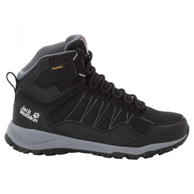 Ботинки женские Jack Wolfskin MAZE TEXAPORE MID W черные 4035651-6069