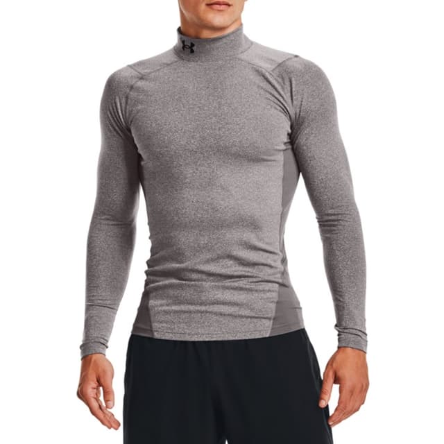 Лонгслив мужской Under Armour UA CG Armour Comp Mock серый 1366072-020