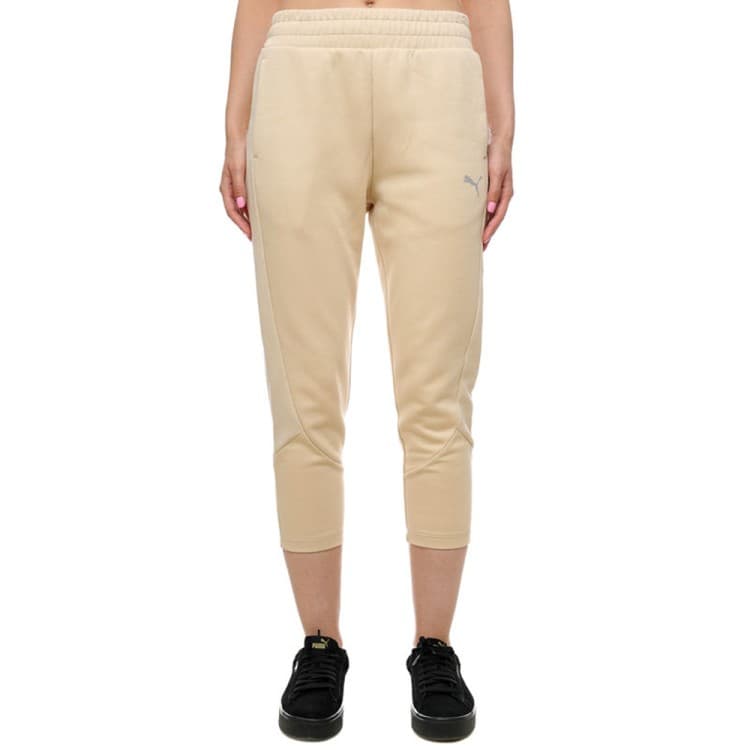 Штани жіночі Puma EVOSTRIPE High-Waist Pants бежеві 67311888