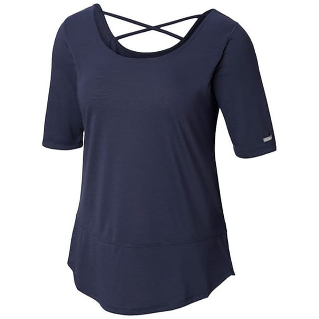 Футболка женская Columbia Anytime Casual SS синяя 1837031-466