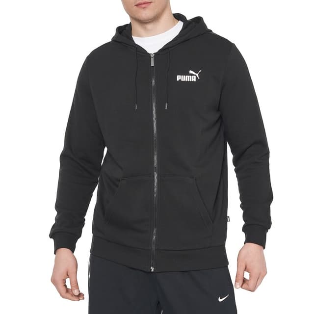 Толстовка чоловіча Puma ESS Small Logo FZ Hoodie чорна 58670401