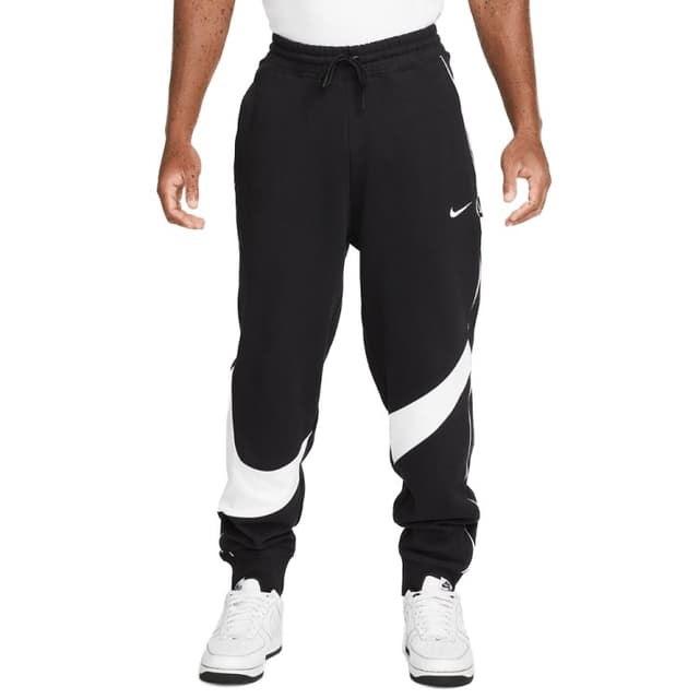 Штани чоловічі Nike M NK SWOOSH FLC PANT чорні DX0564-013