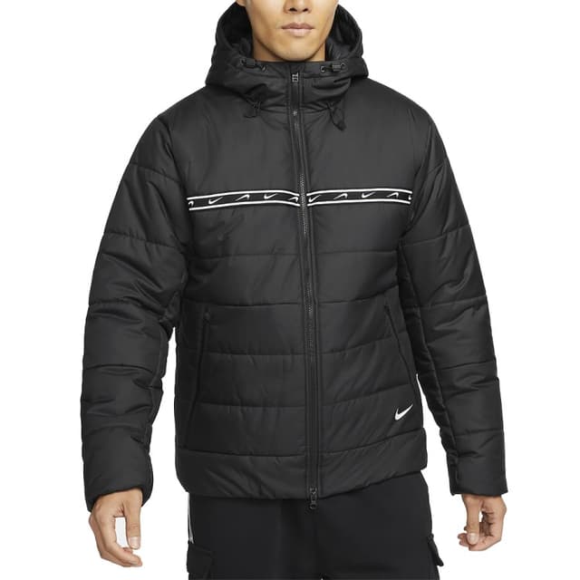 Куртка чоловіча Nike M Nsw Repeat Syn Fill Jkt чорна DX2037-010