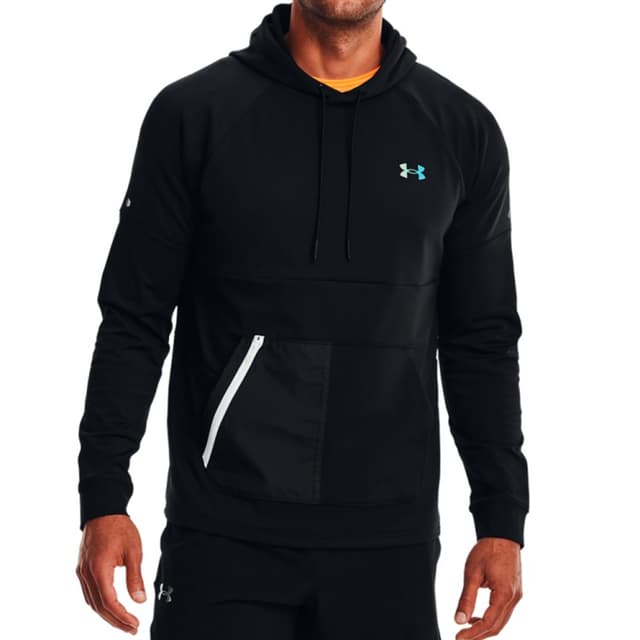 Толстовка мужская Under Armour UA Rush All Purpose Hoodie черная 1370450-001