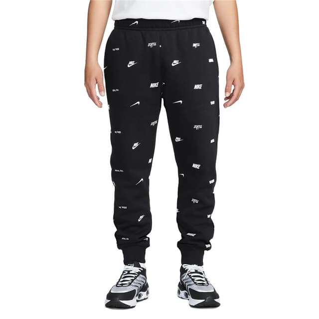 Штани чоловічі Nike M NK CLUB+ BB  JGGR AOP чорні FB7437-011