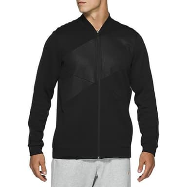 Толстовка чоловіча Asics Chest Logo Crew чорна 2031B097-001 