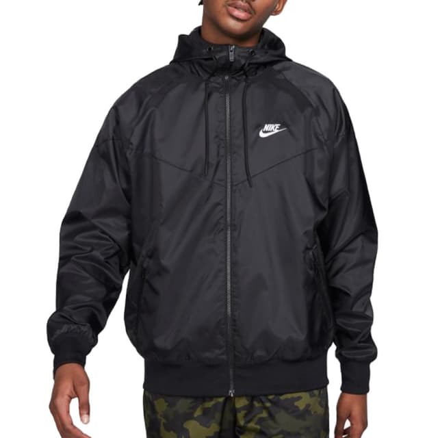 Вітрівка чоловіча Nike M NK WVN LND WR HD JKT чорна DA0001-010