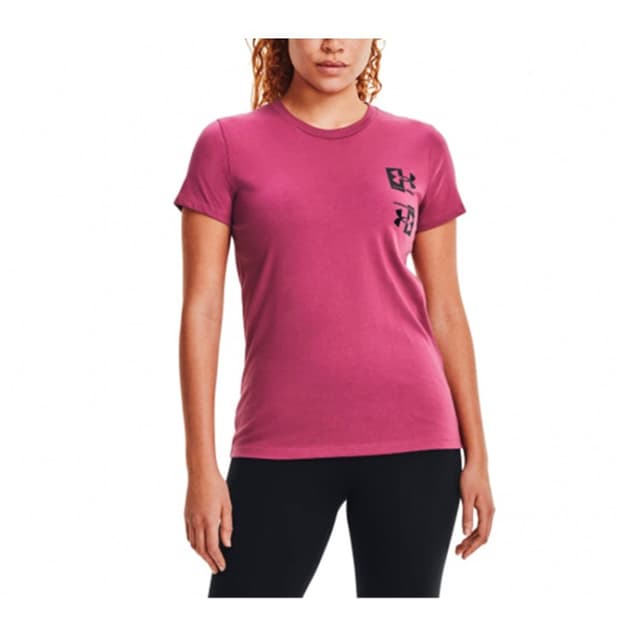Футболка жіноча Under Armour Live Repeat Hb Ssc рожева 1365136-678