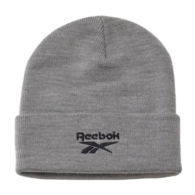 Шапка Reebok Te Logo Beanie серая GH0428