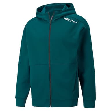 Толстовка мужская Puma RAD/CAL Full-Zip Hoodie зеленая 84978024